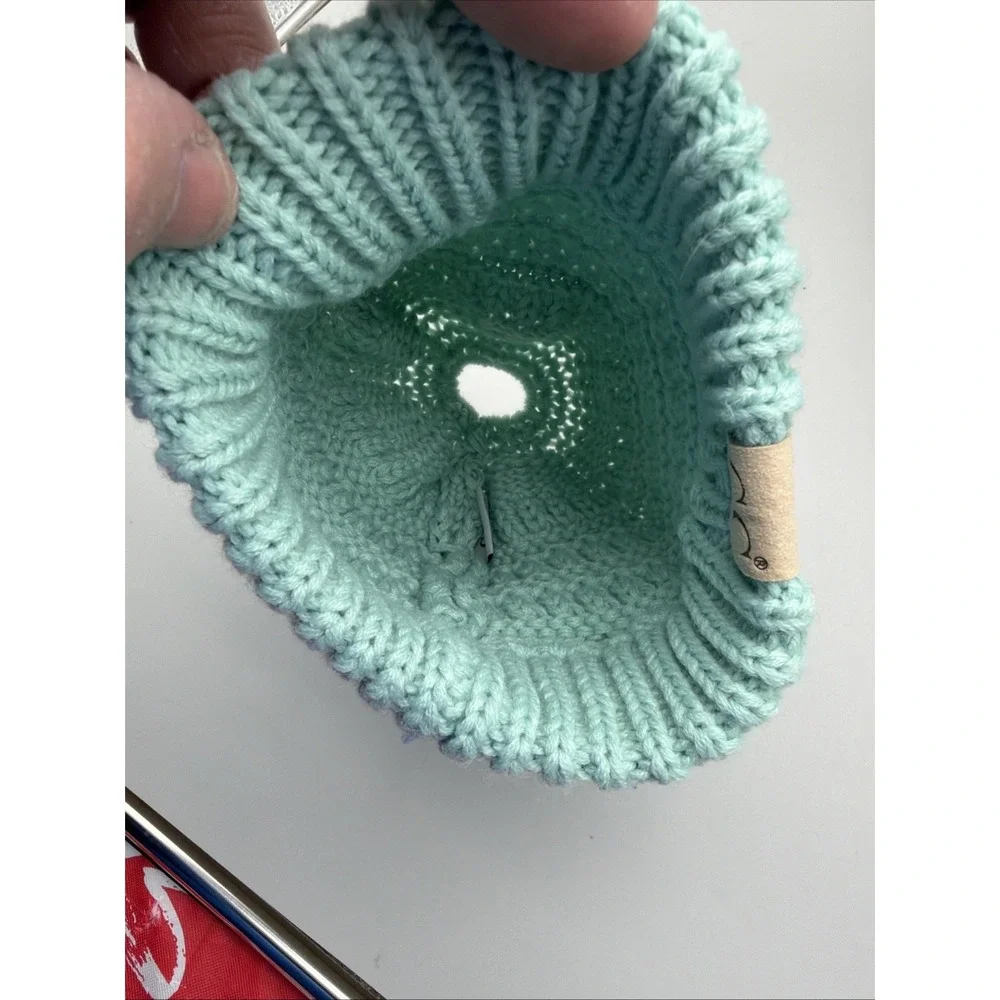 C.C Kids Solid Cable Knit Winter Beanie Teal One Size Fits Most